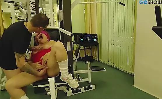 Handjobs and Orgasms Gym Fling